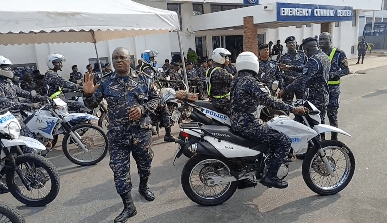 Police tighten security as Ghana heads to the polls today