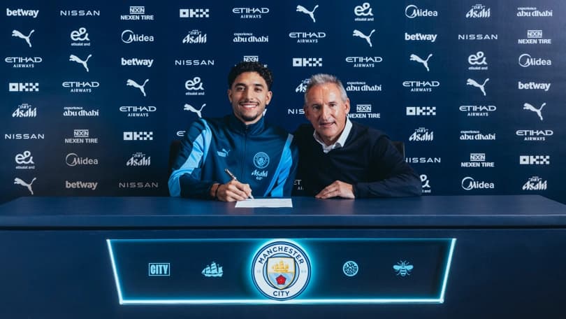 Frankfurt forward Marmoush, the first Egyptian signed by Man City for £59m